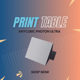 Original Anycubic Photon Ultra Bed Platform Print Table